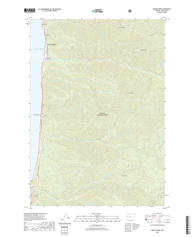 United States Geological Survey Heceta Head, OR (2020, 24000-Scale) digital map