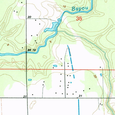 United States Geological Survey Hecker, LA (1994, 24000-Scale) digital map