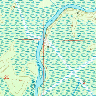 United States Geological Survey Hecker, LA (1994, 24000-Scale) digital map