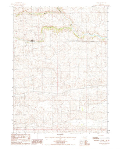 United States Geological Survey Hecla, NE (1987, 24000-Scale) digital map