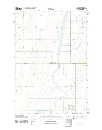 United States Geological Survey Hecla, SD-ND (2012, 24000-Scale) digital map