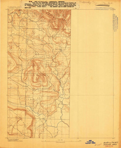 United States Geological Survey Hector, AR (1889, 62500-Scale) digital map