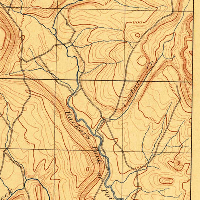 United States Geological Survey Hector, AR (1889, 62500-Scale) digital map