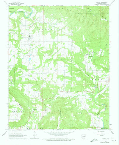 United States Geological Survey Hector, AR (1962, 24000-Scale) digital map