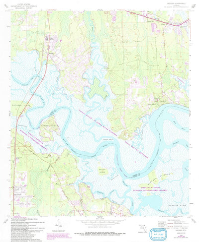 United States Geological Survey Hedges, FL (1958, 24000-Scale) digital map