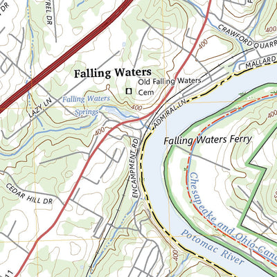 United States Geological Survey Hedgesville, WV (2023, 24000-Scale) digital map