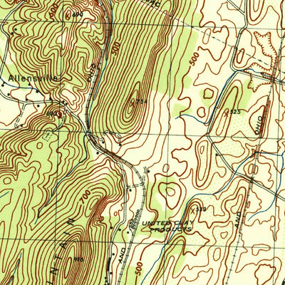 United States Geological Survey Hedgesville, WV-MD (1944, 31680-Scale) digital map