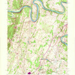 United States Geological Survey Hedgesville, WV-MD (1955, 24000-Scale) digital map