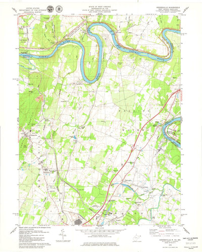 United States Geological Survey Hedgesville, WV-MD (1979, 24000-Scale) digital map