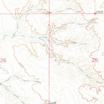 United States Geological Survey Hedstrom Lake NW, MT (1965, 24000-Scale) digital map