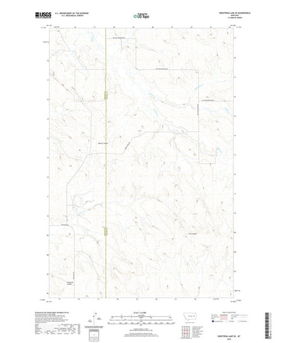 United States Geological Survey Hedstrom Lake SE, MT (2020, 24000-Scale) digital map