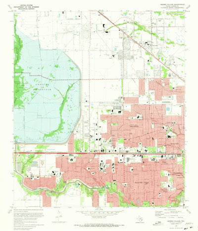 United States Geological Survey Hedwig Village, TX (1970, 24000-Scale) digital map