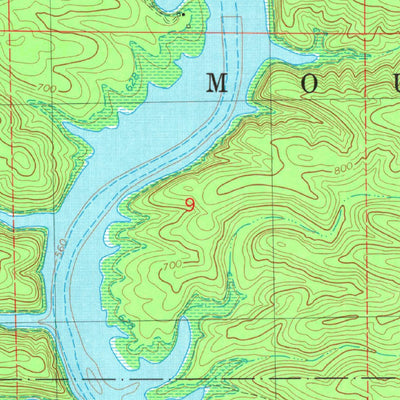United States Geological Survey Hee Creek, OK (1981, 24000-Scale) digital map