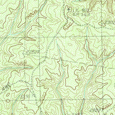 United States Geological Survey Heel Fly Draw, TX (1985, 24000-Scale) digital map