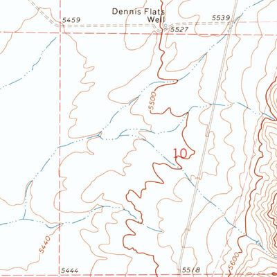 United States Geological Survey Heelfly Creek, NV (1971, 24000-Scale) digital map