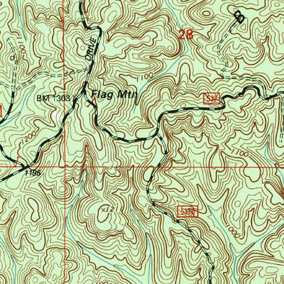 United States Geological Survey Heflin, AL (2001, 24000-Scale) digital map