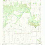 United States Geological Survey Hefner, TX (1967, 24000-Scale) digital map