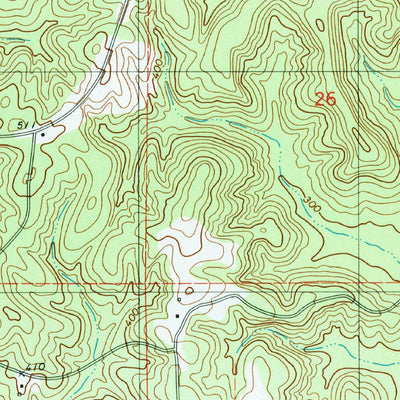 United States Geological Survey Heiberger, AL (1980, 24000-Scale) digital map