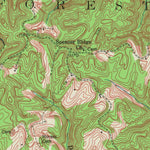 United States Geological Survey Heidelberg, KY (1952, 24000-Scale) digital map
