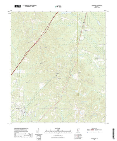 United States Geological Survey Heidelberg, MS (2020, 24000-Scale) digital map