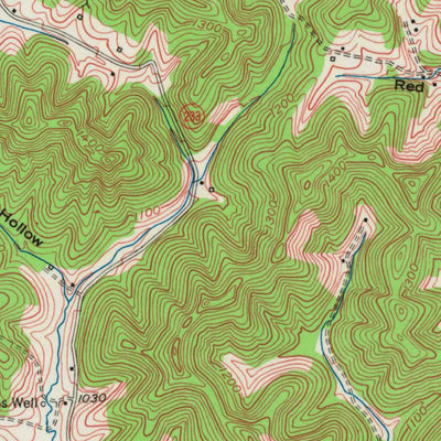 United States Geological Survey Heidrick, KY (1952, 24000-Scale) digital map