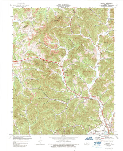United States Geological Survey Heidrick, KY (1974, 24000-Scale) digital map