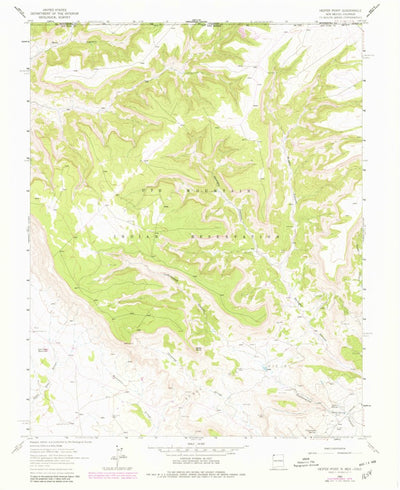 United States Geological Survey Heifer Point, NM-CO (1963, 24000-Scale) digital map
