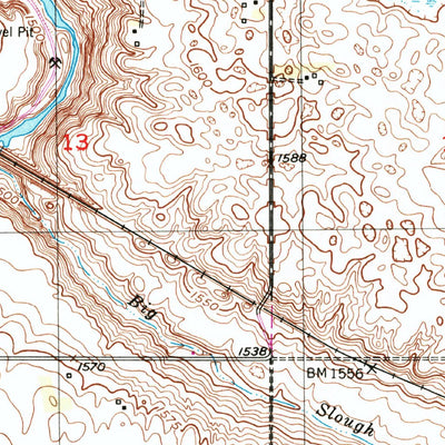 United States Geological Survey Heimdal, ND (1951, 24000-Scale) digital map