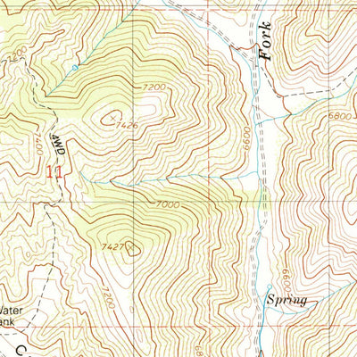 United States Geological Survey Heiners Creek, UT (1991, 24000-Scale) digital map