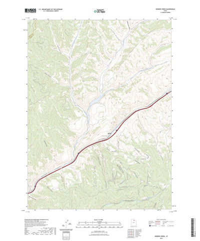 United States Geological Survey Heiners Creek, UT (2023, 24000-Scale) digital map