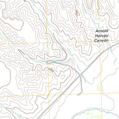 United States Geological Survey Heinzelman Canyon, KS (2012, 24000-Scale) digital map