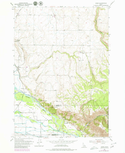 United States Geological Survey Heise, ID (1951, 24000-Scale) digital map