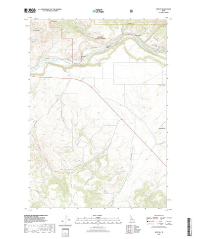 United States Geological Survey Heise SE, ID (2020, 24000-Scale) digital map