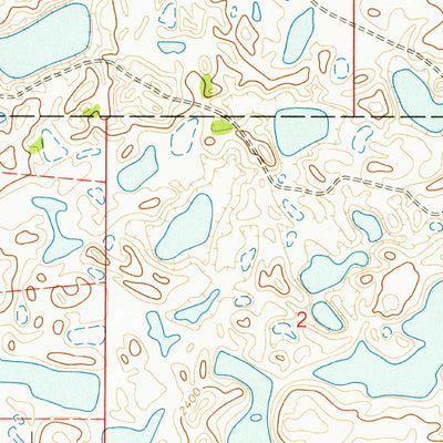 United States Geological Survey Helde Lake, ND (1974, 24000-Scale) digital map