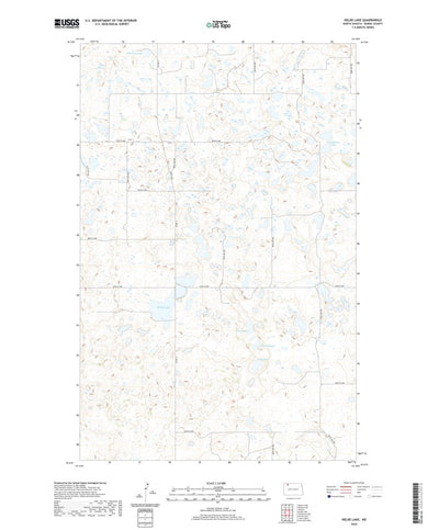 United States Geological Survey Helde Lake, ND (2020, 24000-Scale) digital map
