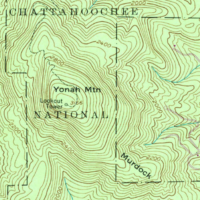 United States Geological Survey Helen, GA (1957, 24000-Scale) digital map