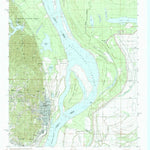 United States Geological Survey Helena, AR-MS (1982, 24000-Scale) digital map