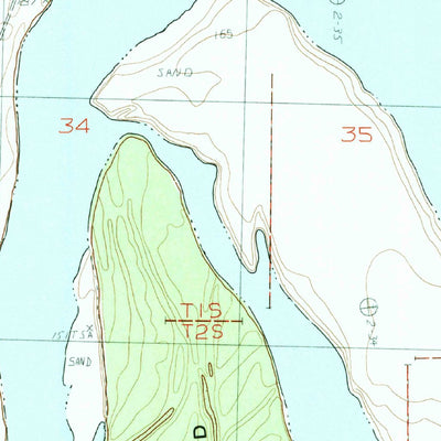United States Geological Survey Helena, AR-MS (1982, 24000-Scale) digital map