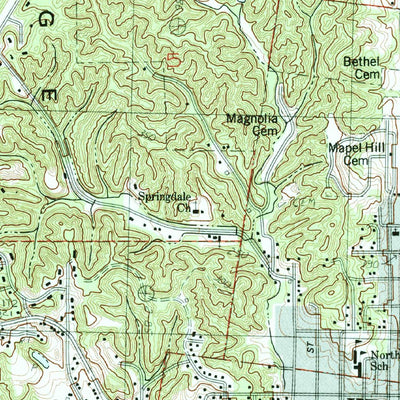 United States Geological Survey Helena, AR-MS (1982, 24000-Scale) digital map