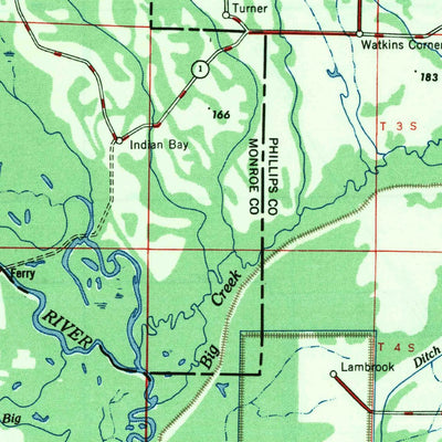 United States Geological Survey Helena, AR-MS-TN (1948, 250000-Scale) digital map