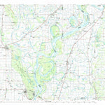 United States Geological Survey Helena, AR-MS-TN (1984, 100000-Scale) digital map