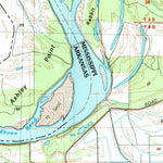 United States Geological Survey Helena, AR-MS-TN (1990, 100000-Scale) digital map