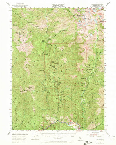 United States Geological Survey Helena, CA (1951, 62500-Scale) digital map