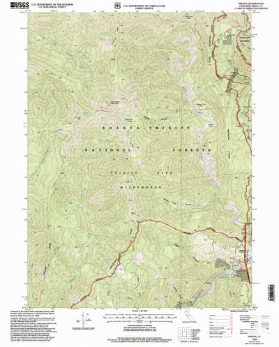 United States Geological Survey Helena, CA (1998, 24000-Scale) digital map