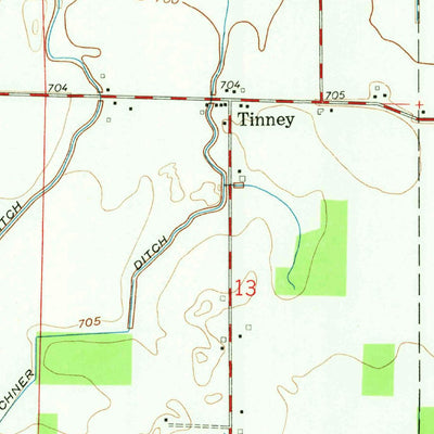 United States Geological Survey Helena, OH (1959, 24000-Scale) digital map