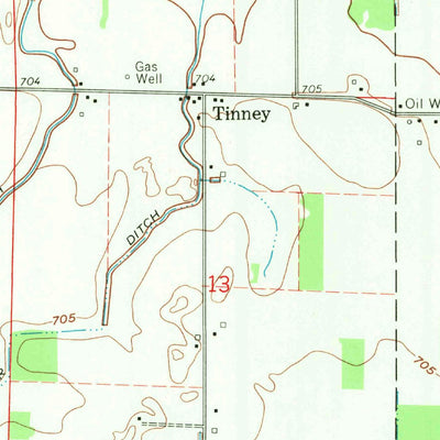 United States Geological Survey Helena, OH (1969, 24000-Scale) digital map
