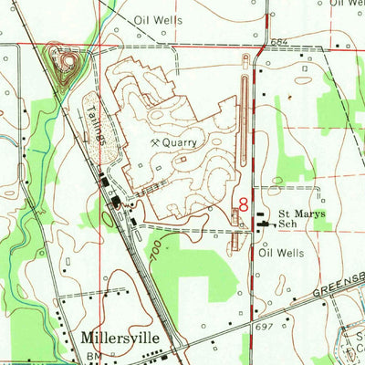 United States Geological Survey Helena, OH (1969, 24000-Scale) digital map