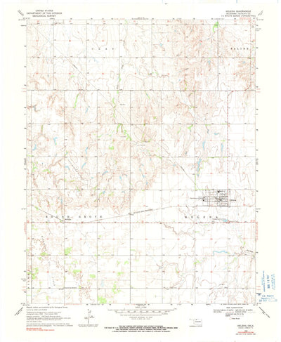 United States Geological Survey Helena, OK (1969, 24000-Scale) digital map