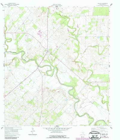 United States Geological Survey Helena, TX (1960, 24000-Scale) digital map