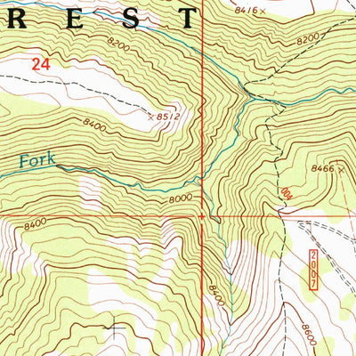 United States Geological Survey Heliotrope Mountain, UT (2001, 24000-Scale) digital map